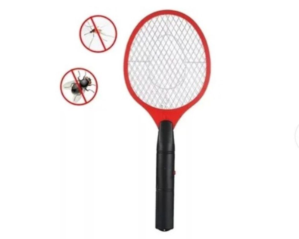 Mata Mosca Raqueta Electrica Recargable Insectos Mosquitos eléctrico-0