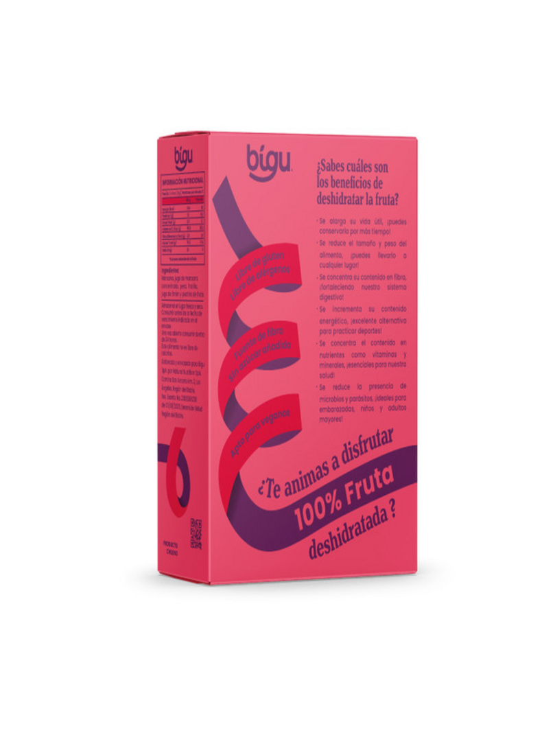 Caja 5 unidades Rollos de Fruta Frutilla 125g-1