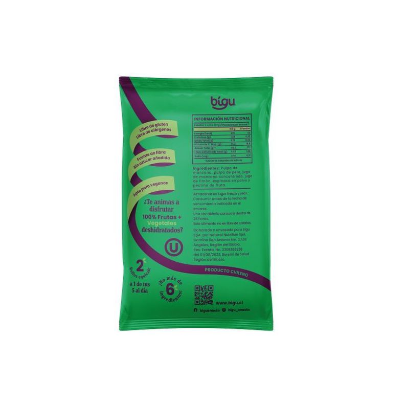 ROLLO FRUTA Y ESPINACA DESHIDRATADA 25g-1