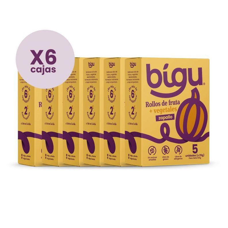 PACK x6 ZAPALLO DESHIDRATADA 125g-0