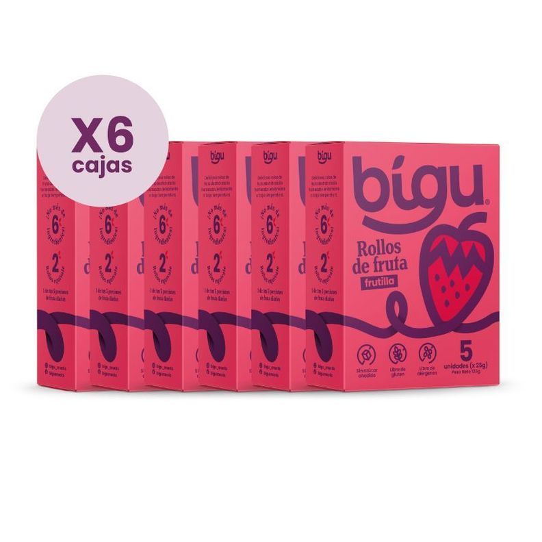 PACK x6 FRUTILLA DESHIDRATADA 125g-0