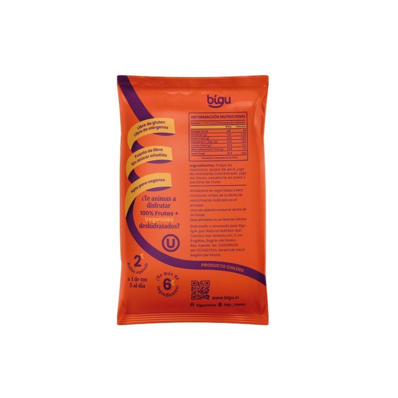 ROLLO FRUTA Y ZANAHORIA DESHIDRATADA 25g-1
