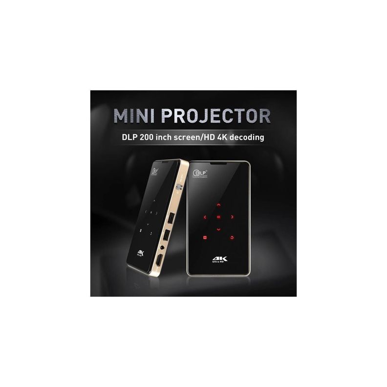 DLP Mini portable P9 proyector(1G RAM/8G ROM)-3