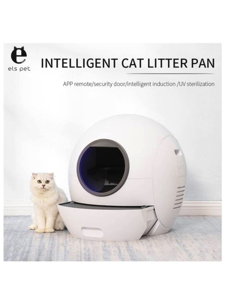 Baño Inteligente Automatico para Gatos con Wifi Elspet-1