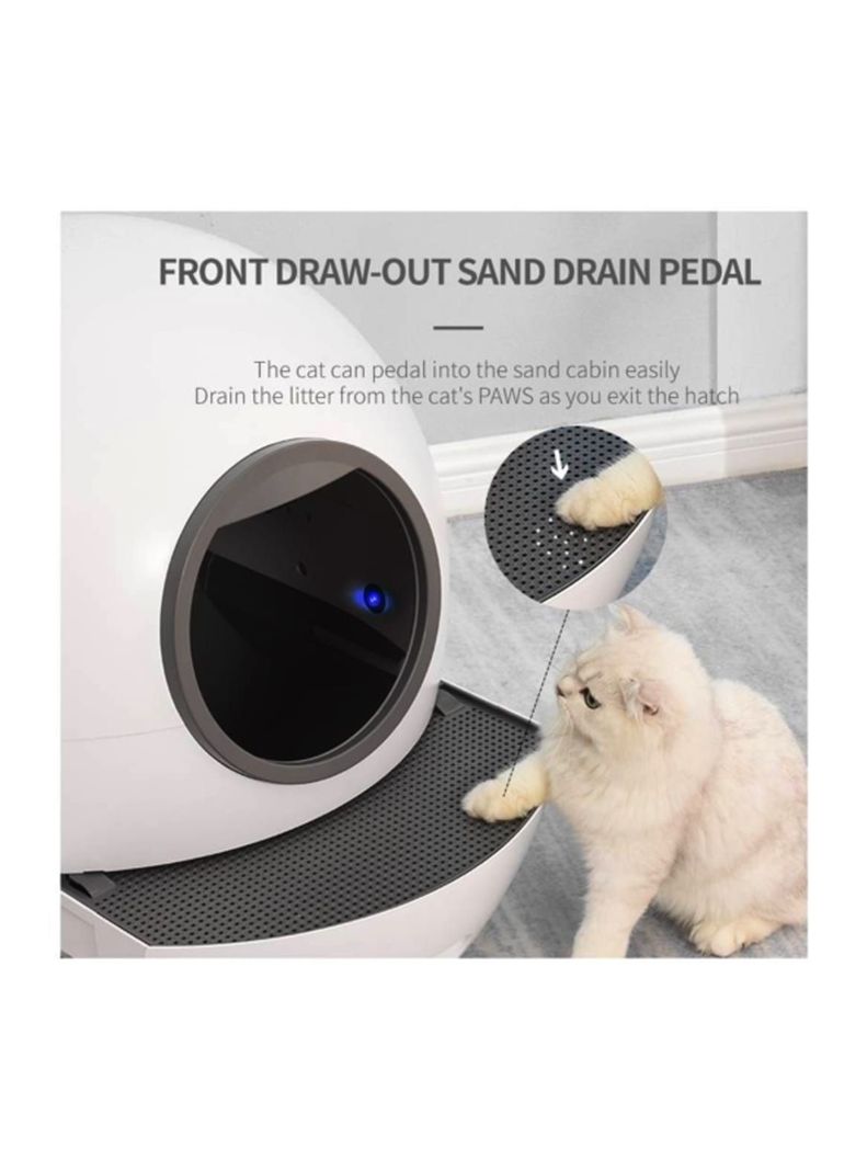 Baño Inteligente Automatico para Gatos con Wifi Elspet-2