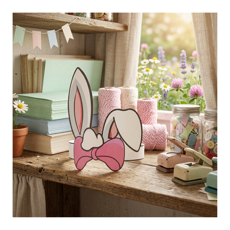 Pack 50 Cintillos Orejas De Conejo Pascua Resurreccion Carton