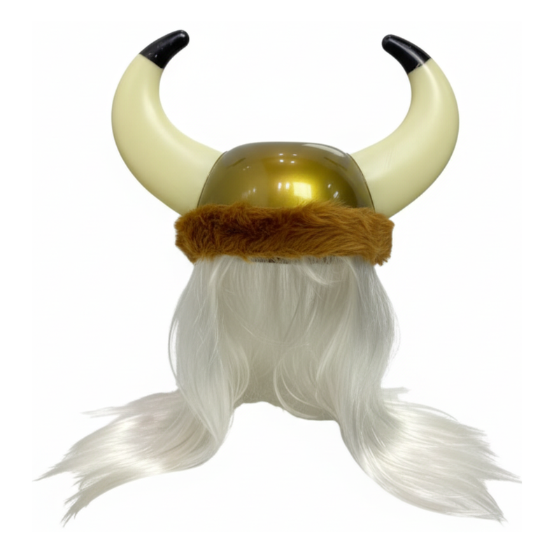 Gorro Sombrero Con Peluca Vikingo Fiestas Halloween 2025