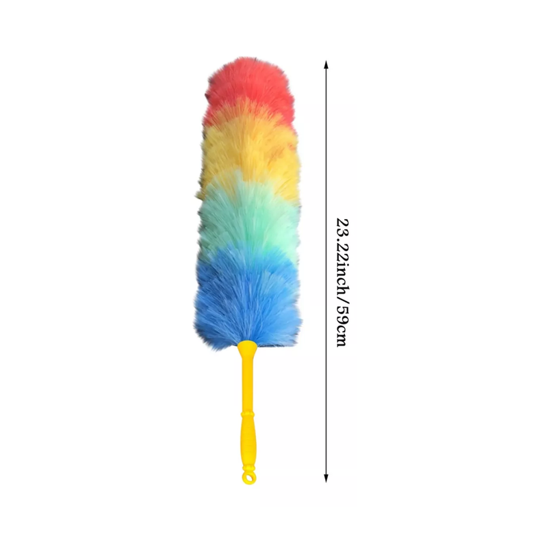 Plumero Colores Para Limpieza Del Hogar Con Mango Soporte-1
