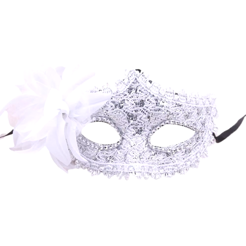 Máscaras Venecianas Para Parejas Antifaz Disfraz Diseño Flor-2