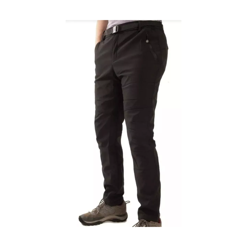 Pantalon Softshell Hombre Termico Impermeable Con Micropolar-0