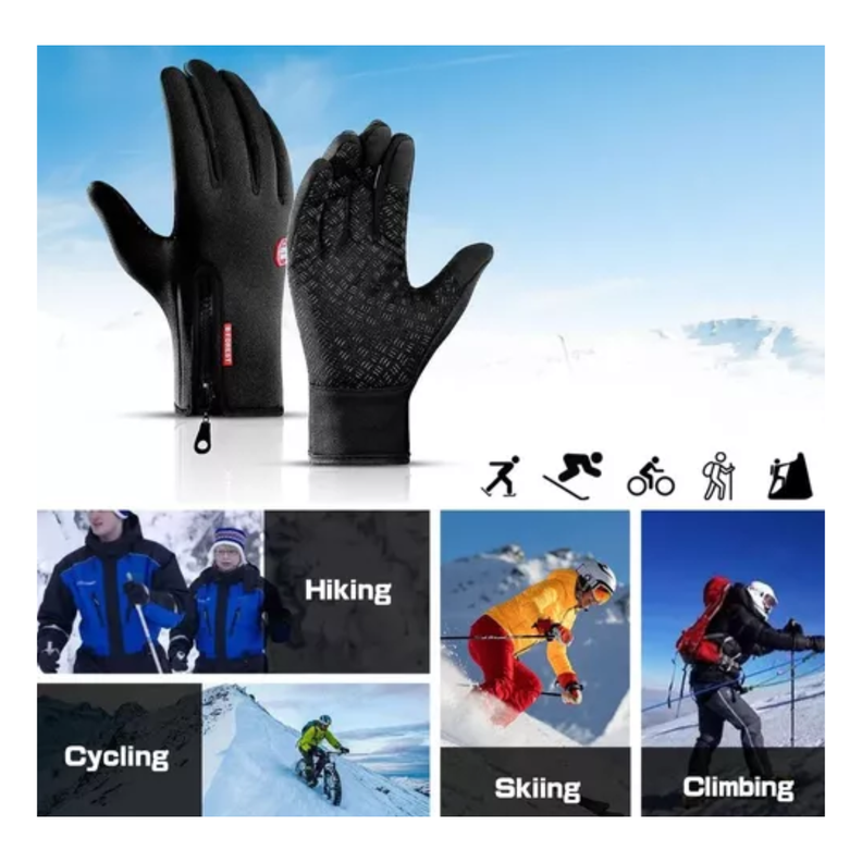 Guantes Térmicos Bici Touch Screen Antideslizante-4