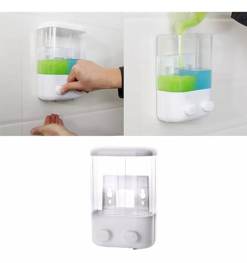 Dispensador Jabon Doble Muro-1