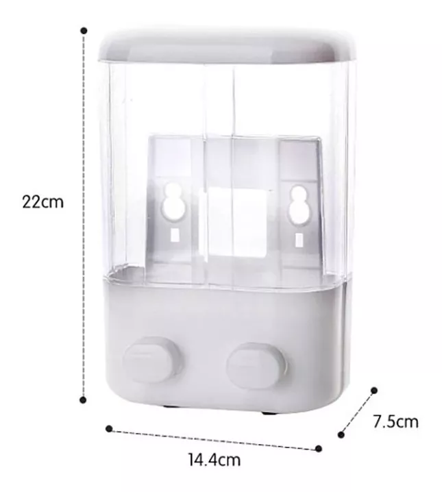 Dispensador Jabon Doble Muro-3