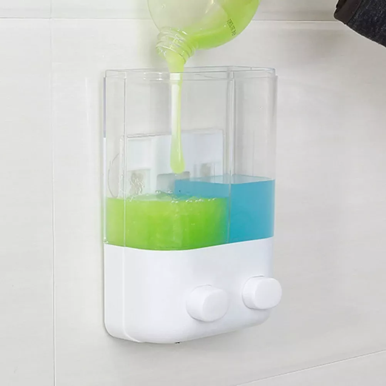 Dispensador Jabon Doble Muro-4