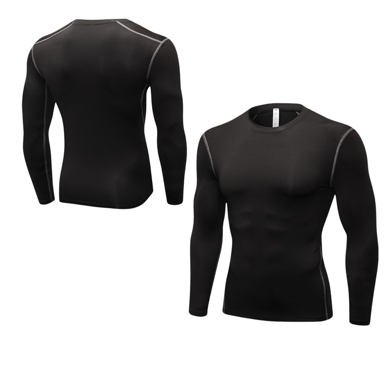 Camiseta Primera Capa Algodón Hombre Invierno-1