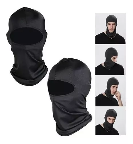 Gorro Balaclava De Lycra Negro Táctica Moto Trecking Ciclismo-1