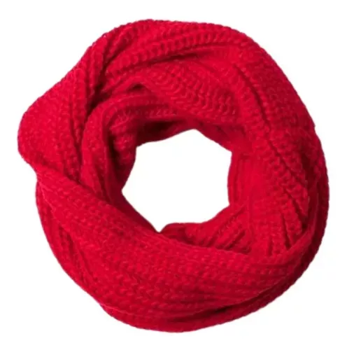 Cuello Unicolor De Punto Tejido Doble Estilo Inglés-0