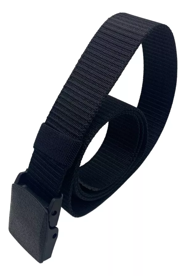 Cinturón Nailon Lona Hebilla Plástico Para Hombre-2