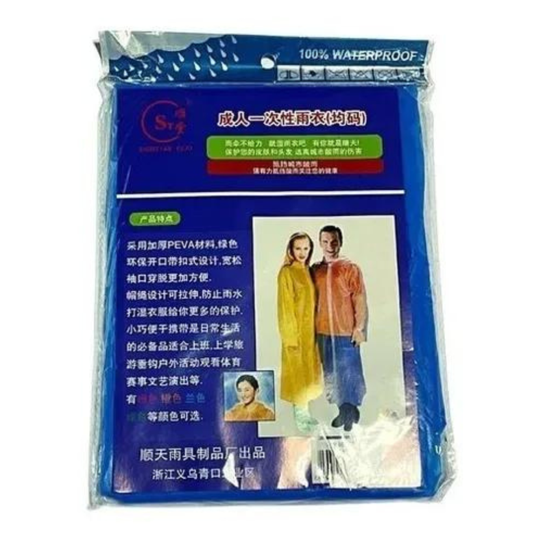 Poncho Impermeable 100%waterproof Material Impermeable-2