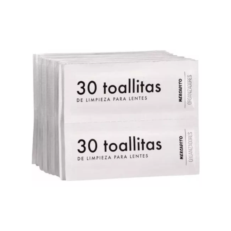 Set 30 Toallitas De Limpieza Para Lentes Y Productos Ópticos-1