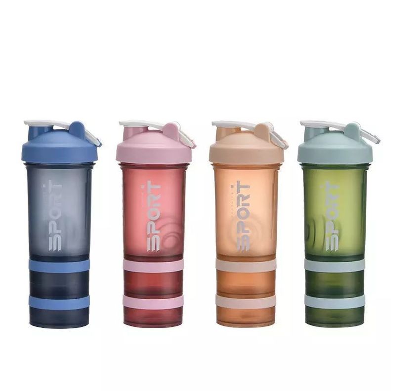 Botella Agua Sport 500ml Batido Gym Proteina Jugos-1