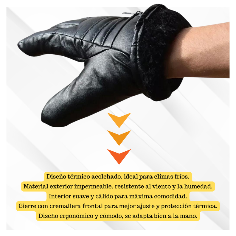 Guantes De Invierno Montañismo Para La Nieve Con Cierre-3