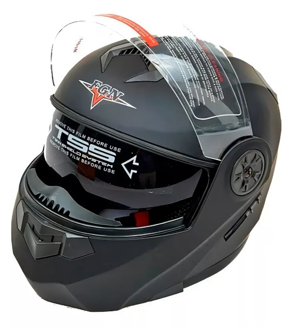 Casco Abatible Con Lente Y Gafas Polarizadas M Dbg1329-0