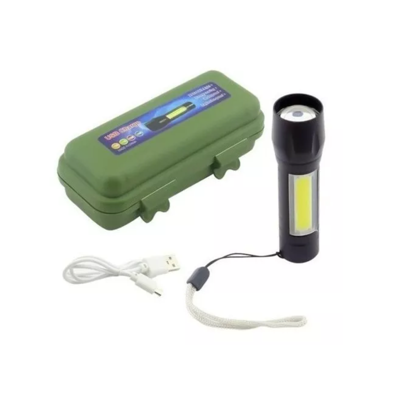 Mini Linterna Recargable Usb Wcd-511 De Alta Potencia-2