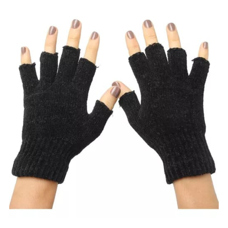 Pack 3 Guantes De Lana Sin Dedos Surtidos-3
