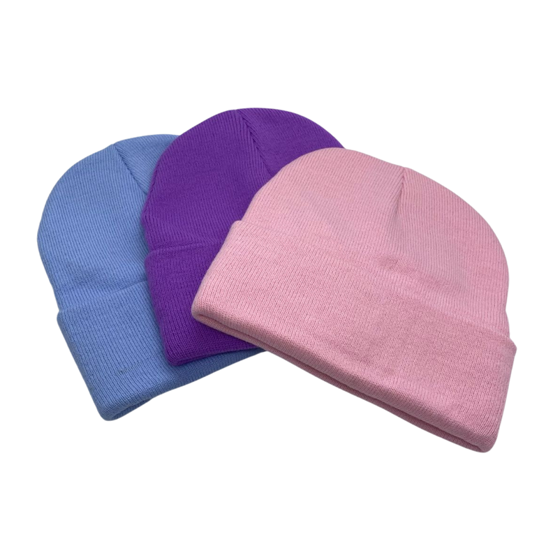 Pack De 3 Gorros Beanies Lana Animales Colores Y Diseños-2