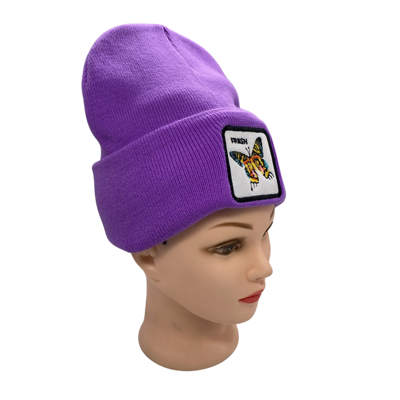 Pack De 3 Gorros Beanies Lana Animales Colores Y Diseños-3