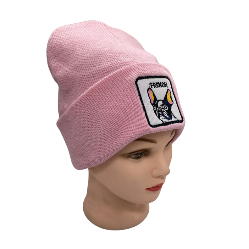 Pack De 3 Gorros Beanies Lana Animales Colores Y Diseños-4