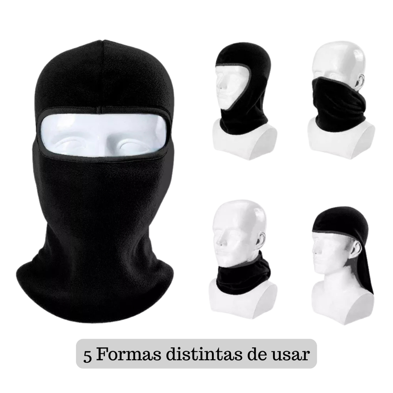 Bufanda Tubular ROCKBROS Cuello Polar A Prueba De Viento Invierno Esquí Moto Pasamontañas