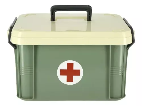Botiquín Medico Primeros Auxilios Caja Medicinal Divisiones-0