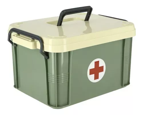 Botiquín Medico Primeros Auxilios Caja Medicinal Divisiones-1