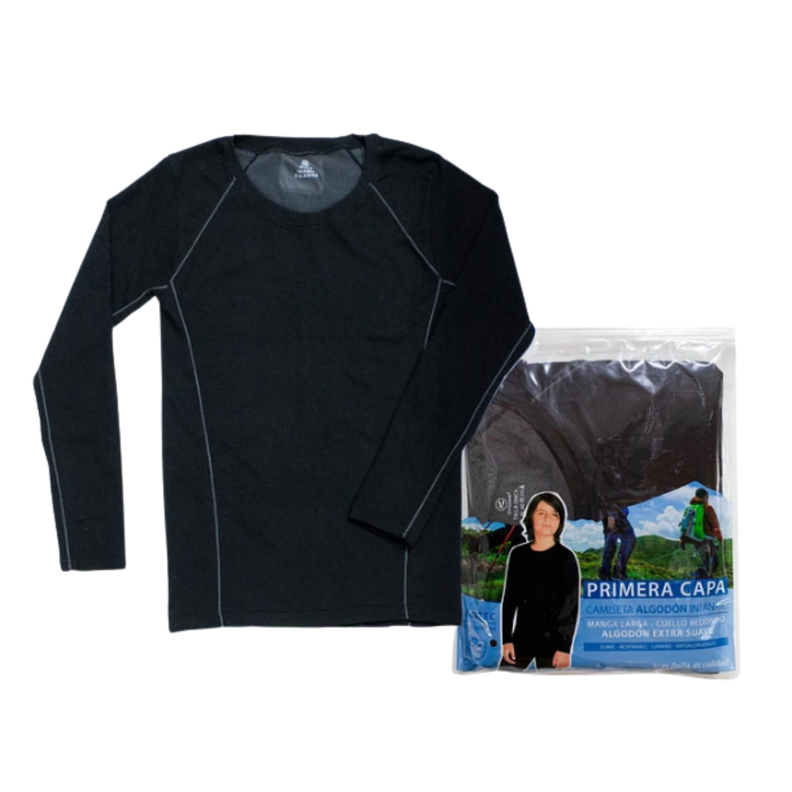 Polera Camiseta Primera Capa Térmica Niño Juvenil Invierno-5