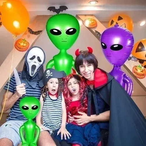 Marciano Inflable Alien Extraterrestre Marcianeke-4
