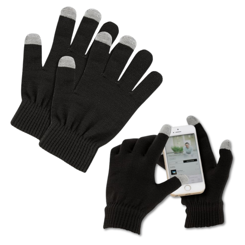 Pack 12 Guantes De Lana Térmico Con Punta Touch Táctil-0