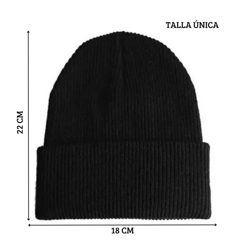 Set Invierno Gorro Beanie + Guantes De Lana + Orejera Polar-3