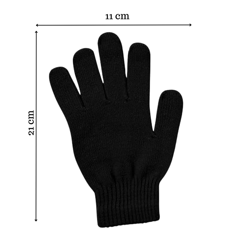 Set Invierno Gorro Beanie + Guantes De Lana + Orejera Polar-4