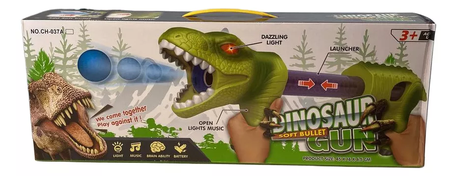 Dinosaurio Lanza Bolas Juguete Para Niños-0