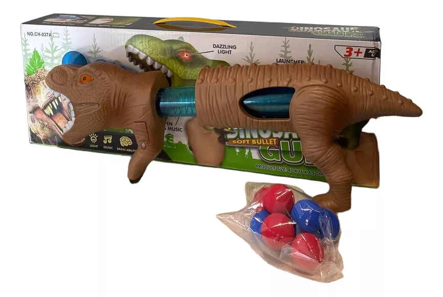 Dinosaurio Lanza Bolas Juguete Para Niños-1