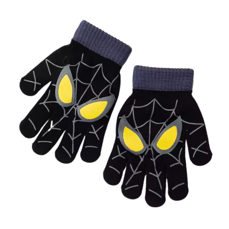 Pack 3 Guantes Invierno Infantil Niños Hombre Araña 3-6 Años Surtido-4