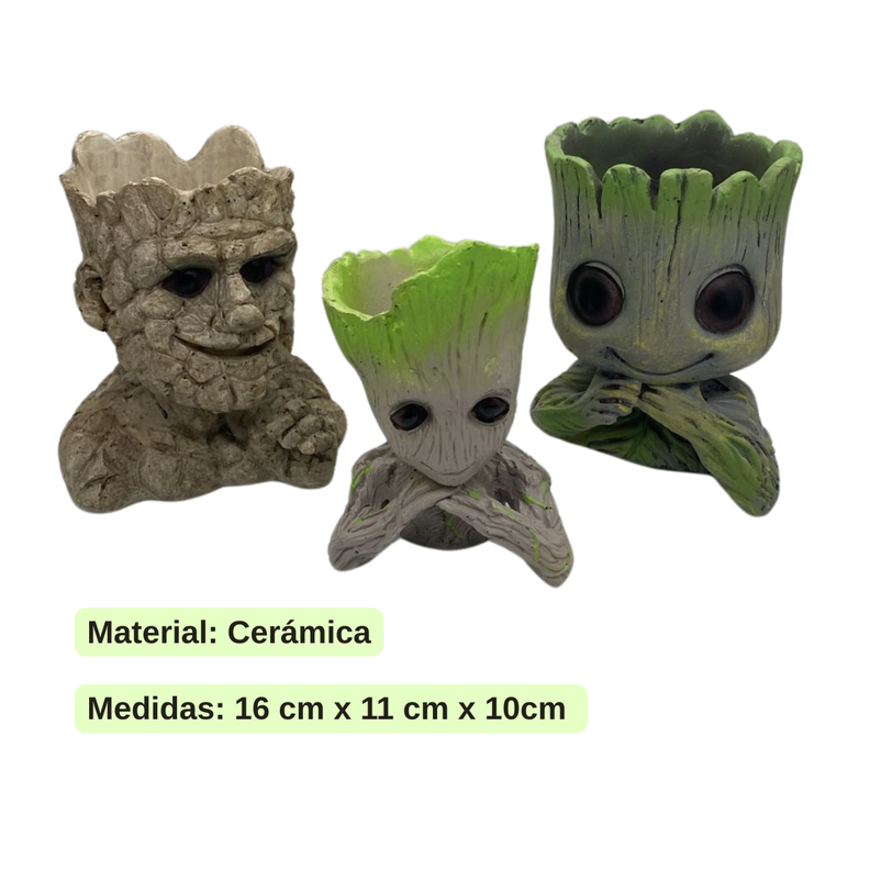 Set 3 Maceteros Groot Guardianes De La Galaxia-3