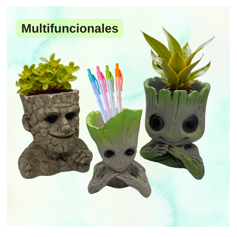 Set 3 Maceteros Groot Guardianes De La Galaxia-4