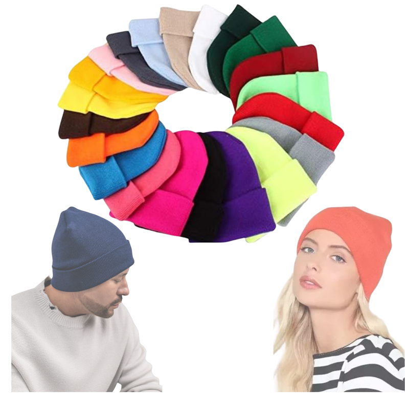 Pack 12 Gorros Adultos Unisex Otoño/Invierno Surtido-0