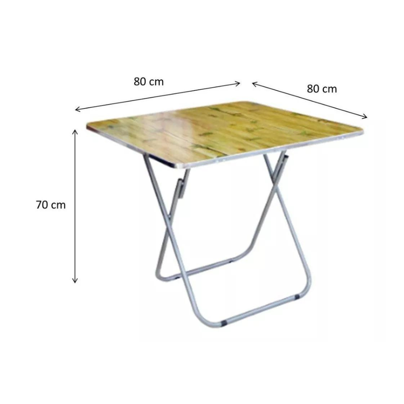 Mesa De Madera Cuadrada 80x80x70cm Ekolmac-1