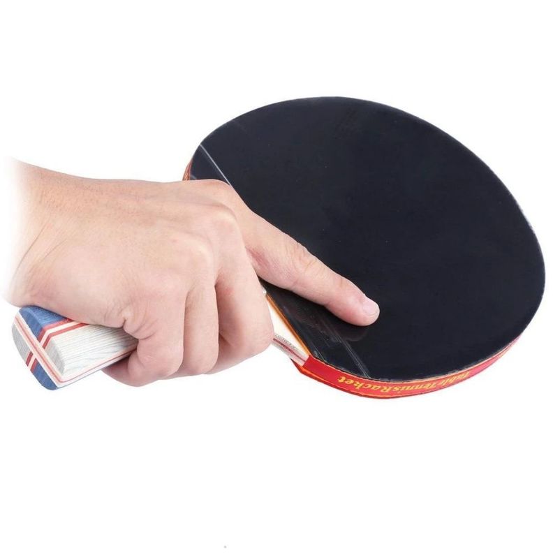 Set par Paleta Raqueta Ping Pong + 3 pelotas + Estuche - multicolor-6