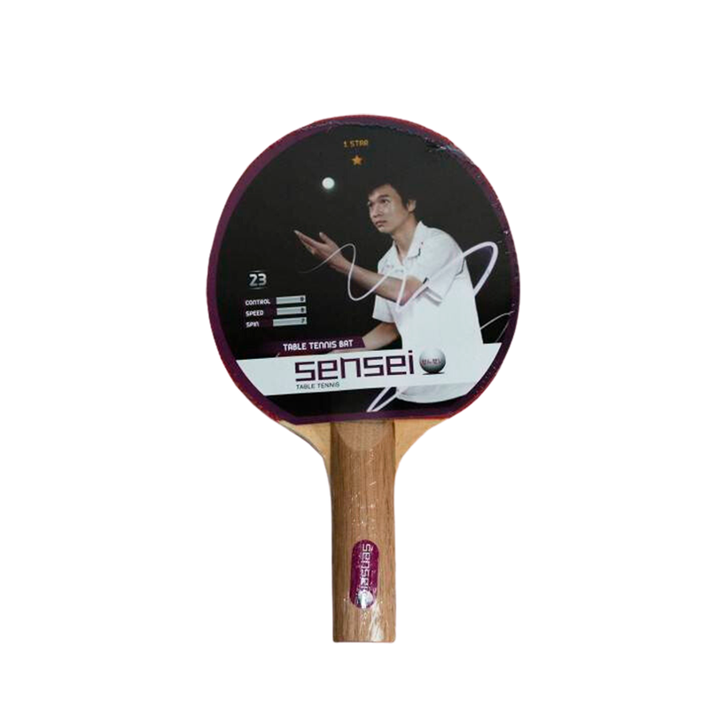 Paleta Ping Pong 1 Estrella Star Por Unidad - Sensei-0