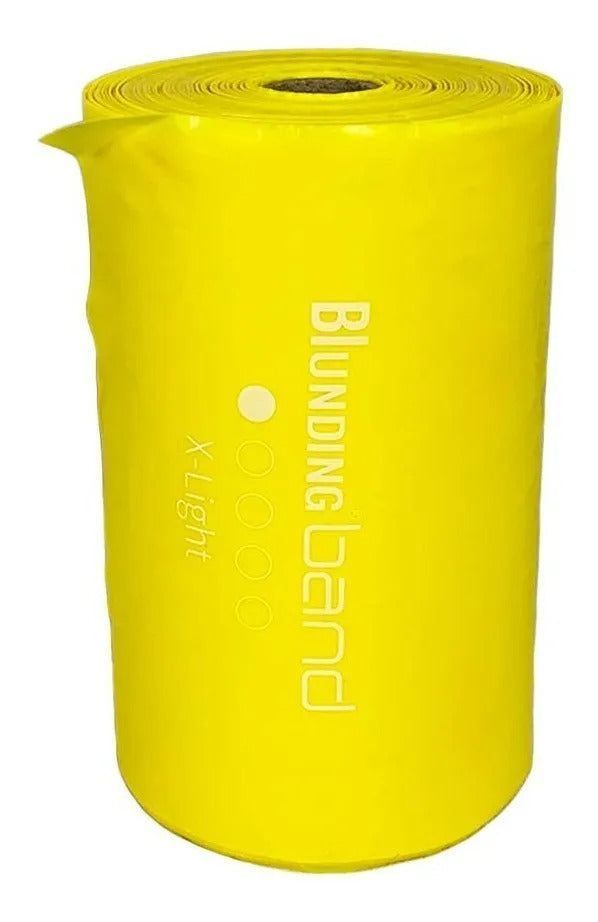 Banda Elástica Rollo De 45 Mts Amarillo Blunding-0